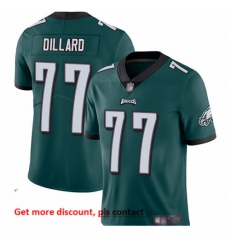 Eagles 77 Andre Dillard Midnight Green Team Color Men Stitched Football Vapor Untouchable Limited Jersey