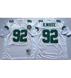 Eagles 92 Reggie White White Throwback Jersey