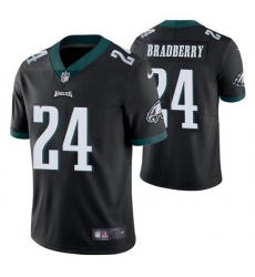 Men Philadelphia Eagles 24 James Bradberry Black Vapor Untouchable Limited Stitched Jersey