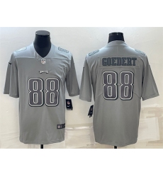 Men Philadelphia Eagles 88 Dallas Goedert Gray Atmosphere Fashion Stitched Jersey