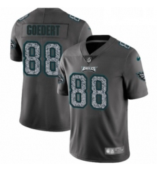 Mens Nike Philadelphia Eagles 88 Dallas Goedert Gray Static Vapor Untouchable Limited NFL Jersey