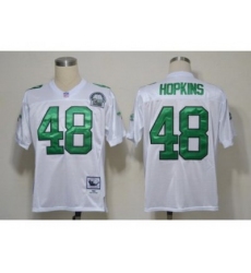 NFL Jerseys Philadelphia Eagle 48 Wes Hopkins Throwback White