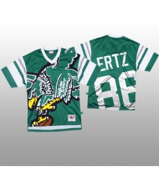 NFL Philadelphia Eagles 86 Zach Ertz Green Men Mitchell  26 Nell Big Face Fashion Limited NFL Jersey