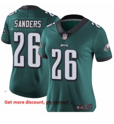 Eagles 26 Miles Sanders Midnight Green Team Color Women Stitched Football Vapor Untouchable Limited Jersey