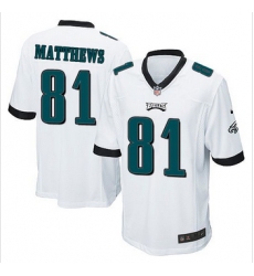 Youth NEW Eagles #81 Jordan Matthews White Stitched NFL New Elite Jersey