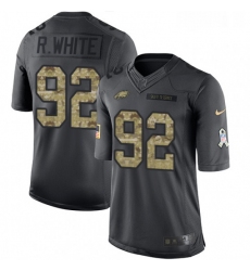 Youth Nike Philadelphia Eagles 92 Reggie White Limited Black 2016 Salute to Service NFL Jersey