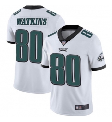 Youth Nike Philadelphia Eagles Quez Watkins #80 White Vapor Limited Jersey