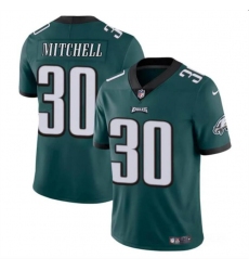 Youth Philadelphia Eagles 30 Quinyon Mitchell Green 2024 Draft Vapor Untouchable Limited Stitched Football Jersey