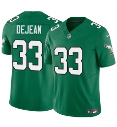 Youth Philadelphia Eagles 33 Cooper DeJean Green 2024 Draft F U S E Vapor Untouchable Throwback Limited Stitched Football Jersey