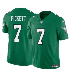 Youth Philadelphia Eagles 7 Kenny Pickett Green 2023 F U S E Throwback Vapor Untouchable Limited Stitched Football Jersey