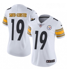 Womens Nike Pittsburgh Steelers 19 JuJu Smith Schuster Elite White NFL Jersey