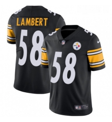 Youth Nike Pittsburgh Steelers 58 Jack Lambert Black Team Color Vapor Untouchable Limited Player NFL Jersey