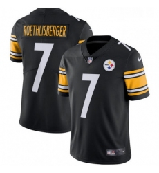 Youth Nike Pittsburgh Steelers 7 Ben Roethlisberger Black Team Color Vapor Untouchable Limited Player NFL Jersey