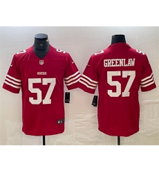 Men San Francisco 49ers 57 Dre Greenlaw Red Vapor Untouchable Limited Stitched Jersey