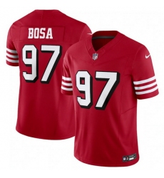 Men San Francisco 49ers 97 Nick Bosa New Red 2023 F.U.S.E. Vapor Untouchable Limited Stitched Football Jersey