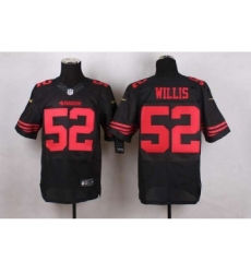 nike nfl jerseys san francisco 49ers 52 patrick willis black[Elite]