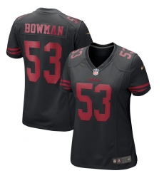 Women 49ers #53 NaVorro Bowman Black Vapor Untouchable Limited Player NFL Jersey