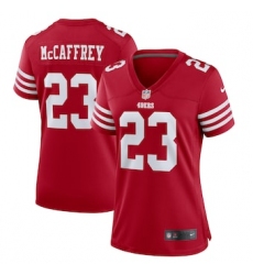 Women San Francisco 49ers Christian McCaffrey Nike Red Vapor Untouchable Stitched Jersey