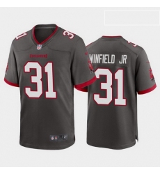 men antoine winfield jr. tampa bay buccaneers pewter alternate game jersey 