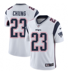 Nike Patriots #23 Patrick Chung White Mens Stitched NFL Vapor Untouchable Limited Jersey