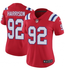 Nike Patriots #92 James Harrison Red Alternate Womens Stitched NFL Vapor Untouchable Limited Jersey