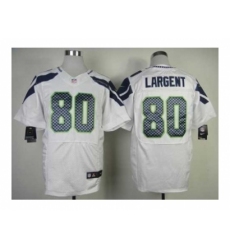 Nike Seattle Seahawks 80 Steve Largent white Elite NFL Jersey