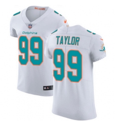 Nike Dolphins #99 Jason Taylor White Mens Stitched NFL Vapor Untouchable Elite Jersey