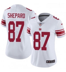 Womens Nike New York Giants 87 Sterling Shepard White Vapor Untouchable Limited Player NFL Jersey