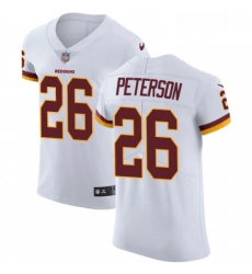 Mens Nike Washington Redskins 26 Adrian Peterson White Vapor Untouchable Elite Player NFL Jersey