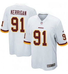 Mens Nike Washington Redskins 91 Ryan Kerrigan Game White NFL Jersey