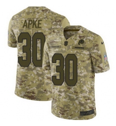 Nike Redskins #30 Troy Apke Camo Mens Stitched NFL Limited 2018 Salute To Service Jersey