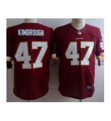 Nike Washington Redskins 47 Jeremy Kimbrough Red Elite NFL Jersey