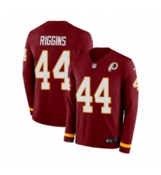 Youth Nike Washington Redskins 44 John Riggins Limited Burgundy Therma Long Sleeve NFL Jersey