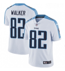 Youth Nike Tennessee Titans 82 Delanie Walker Elite White NFL Jersey