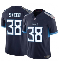 Youth Tennessee Titans 38 L'Jarius Sneed Navy 2024 F U S E Vapor Limited Stitched Football Jersey