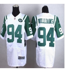 New New York Jets #94 Leonard Williams White Men' Stitched NFL Elite Jersey