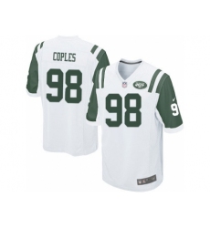 Nike New York Jets 98 Quinton Coples White Game NFL Jersey