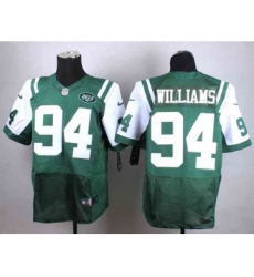 nike nfl jerseys new york jets 94 williams green[Elite]