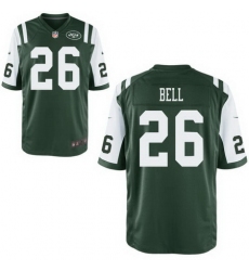 Youth Nike Jets 26 Le'Veon Bell Green Game Stitched NFL Jersey