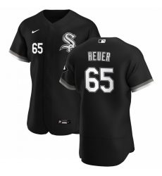 Men Chicago White Sox 65 Codi Heuer Men Nike Black Alternate 2020 Flex Base Player MLB Jersey