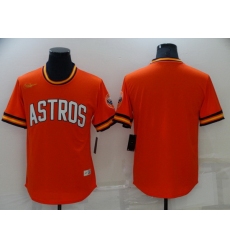 Men Houston Astros Blank Orange Cool Base Stitched jersey