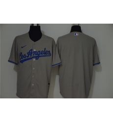 Dodgers Blank Gray 2020 Nike Cool Base Jersey