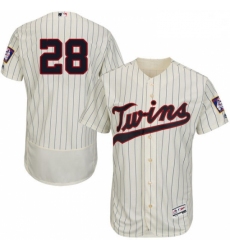 Mens Majestic Minnesota Twins 28 Bert Blyleven Authentic Cream Alternate Flex Base Authentic Collection MLB Jersey