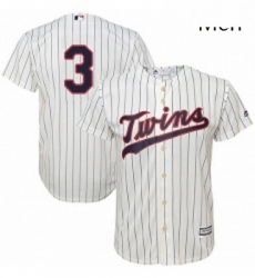 Mens Majestic Minnesota Twins 3 Harmon Killebrew Replica Cream Alternate Cool Base MLB Jersey