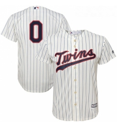 Youth Majestic Minnesota Twins 0 Erick Aybar Replica Cream Alternate Cool Base MLB Jersey 