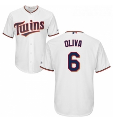 Youth Majestic Minnesota Twins 6 Tony Oliva Authentic White Home Cool Base MLB Jersey