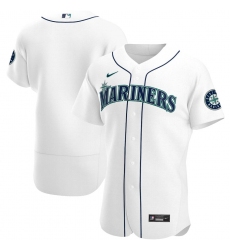 Men Seattle Mariners Men Nike White Home 2020 Flex Base MLB Jersey