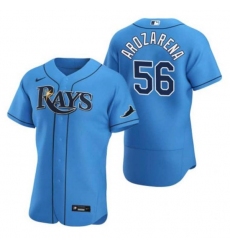 Men Tampa Bay Rays 56 Randy Arozarena Blue Flex Base Stitched Jersey