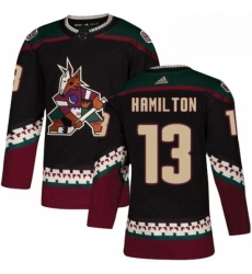 Youth Adidas Arizona Coyotes 13 Freddie Hamilton Premier Black Alternate NHL Jersey 