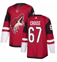 Youth Adidas Arizona Coyotes 67 Lawson Crouse Authentic Burgundy Red Home NHL Jersey 